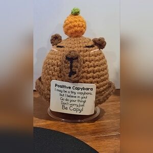 Crocheted Capybara Plush